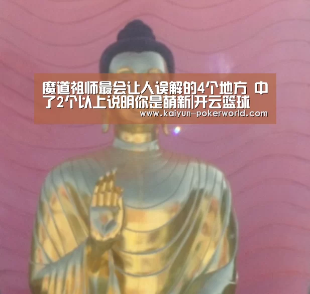 魔道祖师最会让人误解的4个地方 中了2个以上说明你是萌新|开云篮球(图4) 开云足球